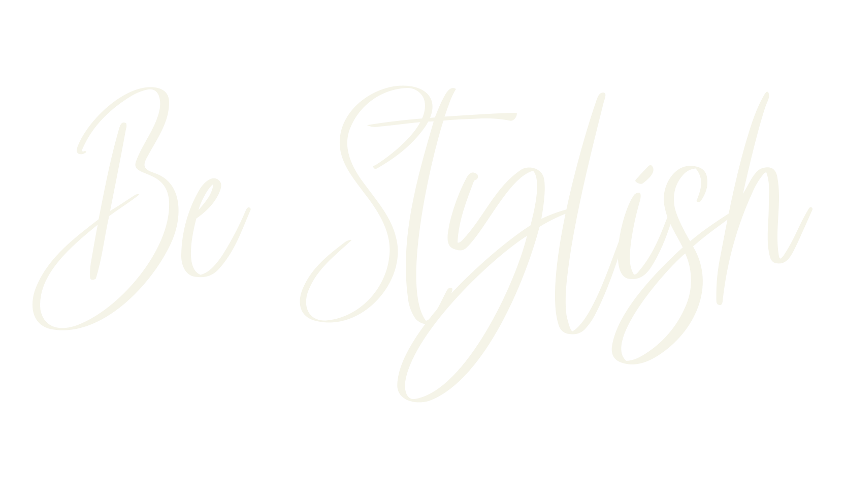 Be Stylish, cursive font preview
