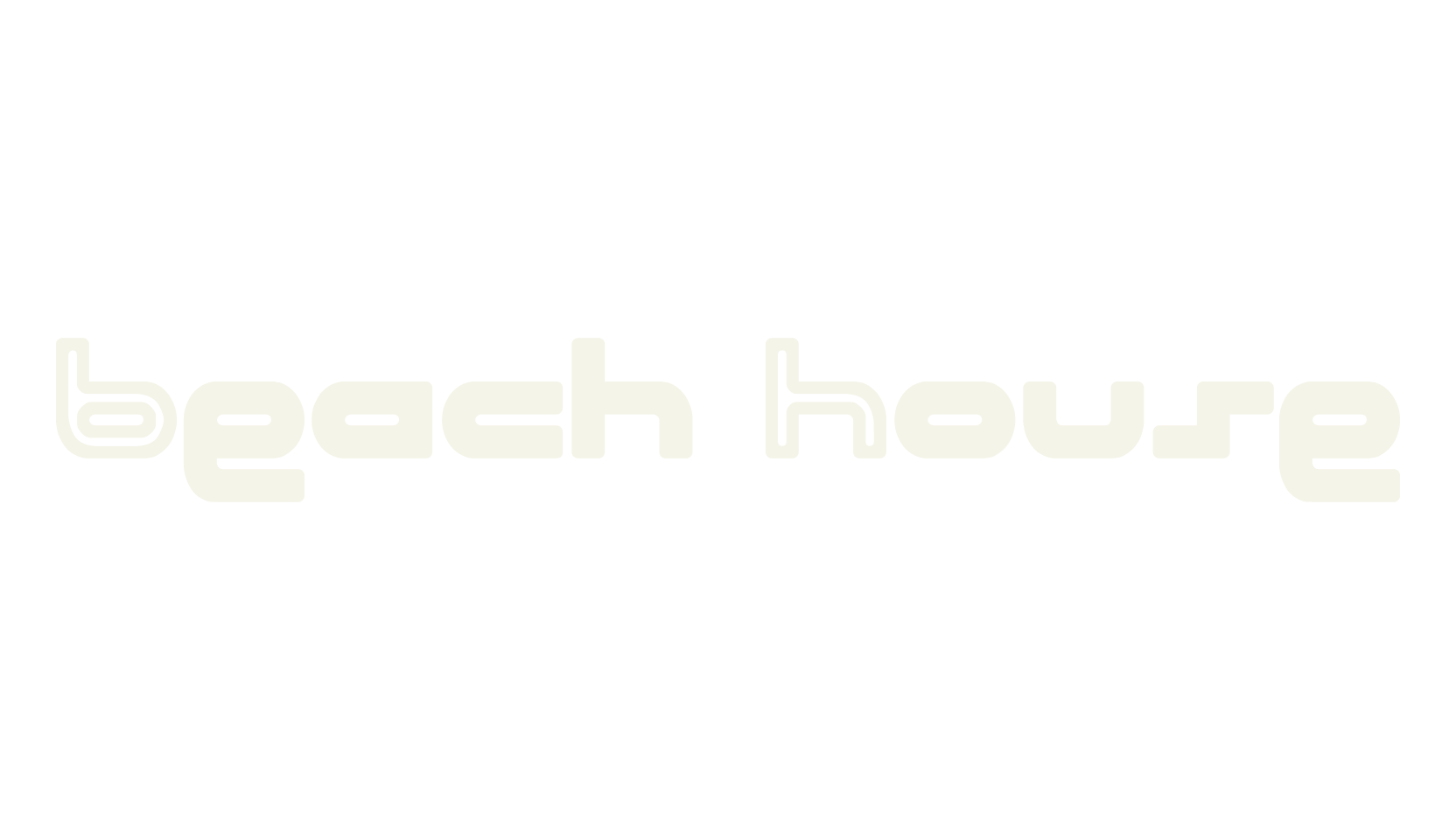 Beach House, futuristic font preview