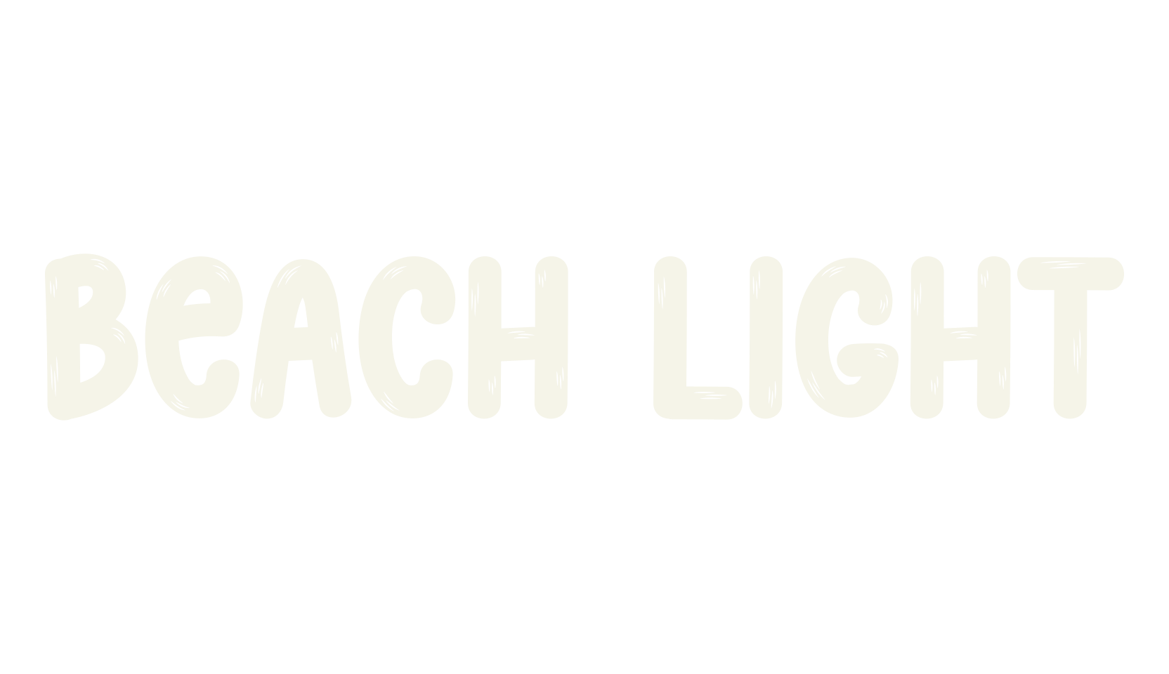 Beach Light, script font preview