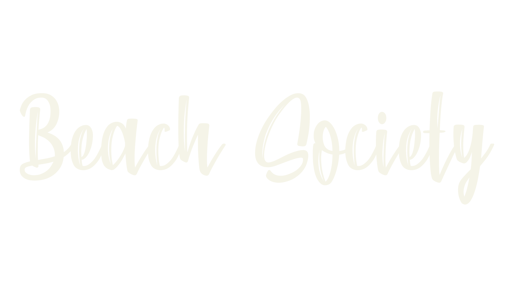 Beach Society, fashion script font preview