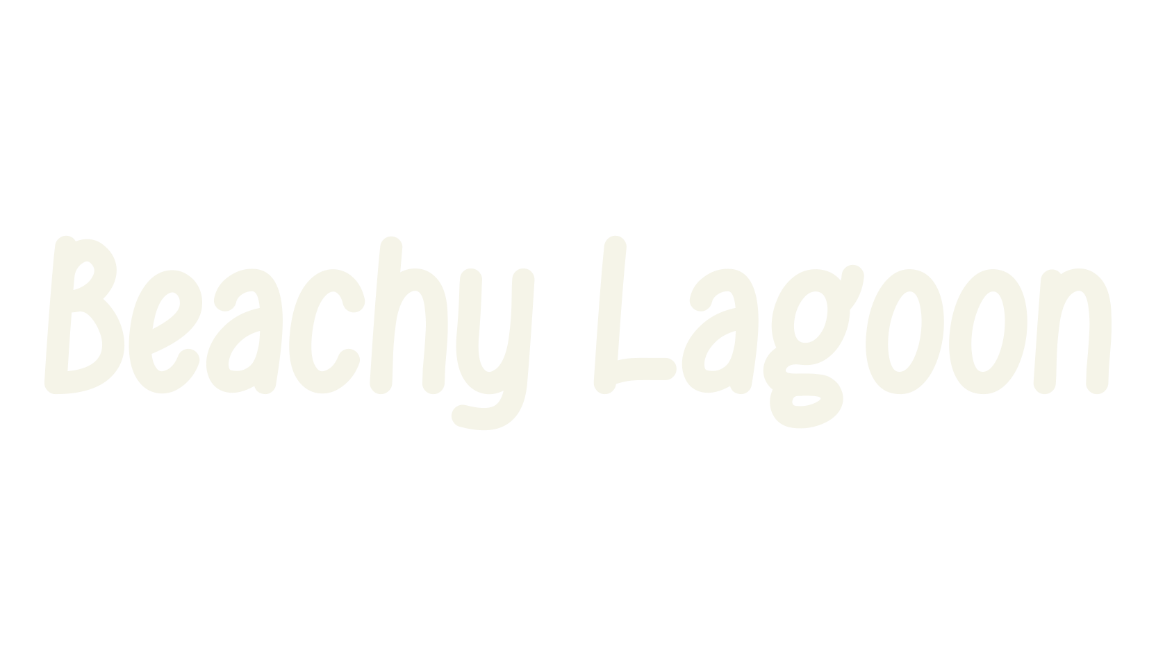 Beachy Lagoon, beach font preview