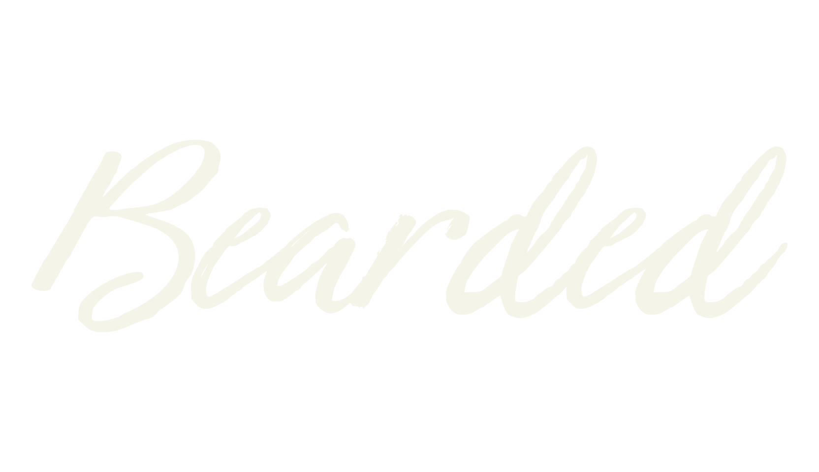Bearded, banner font preview
