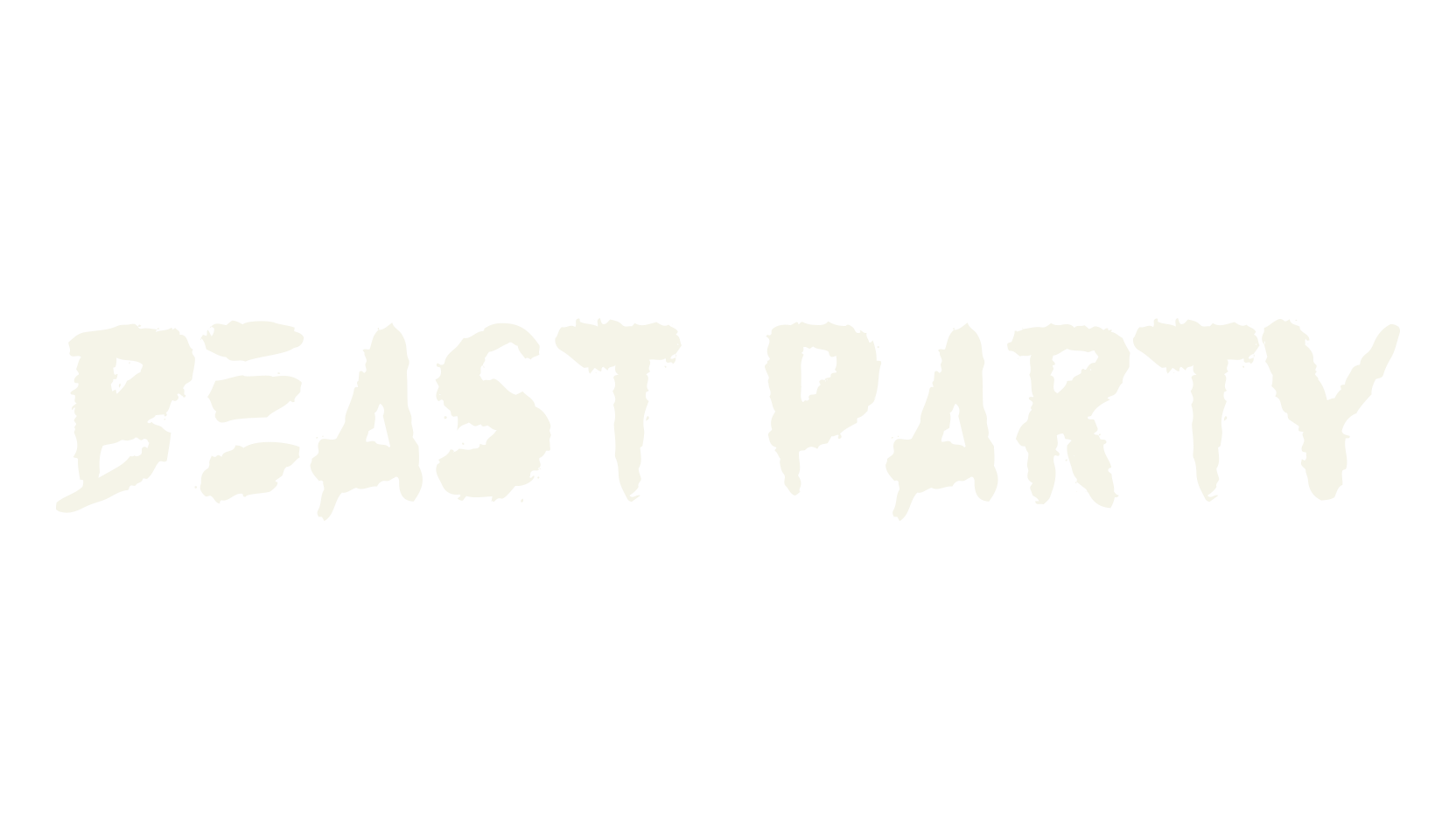 Beast Party, display market font preview