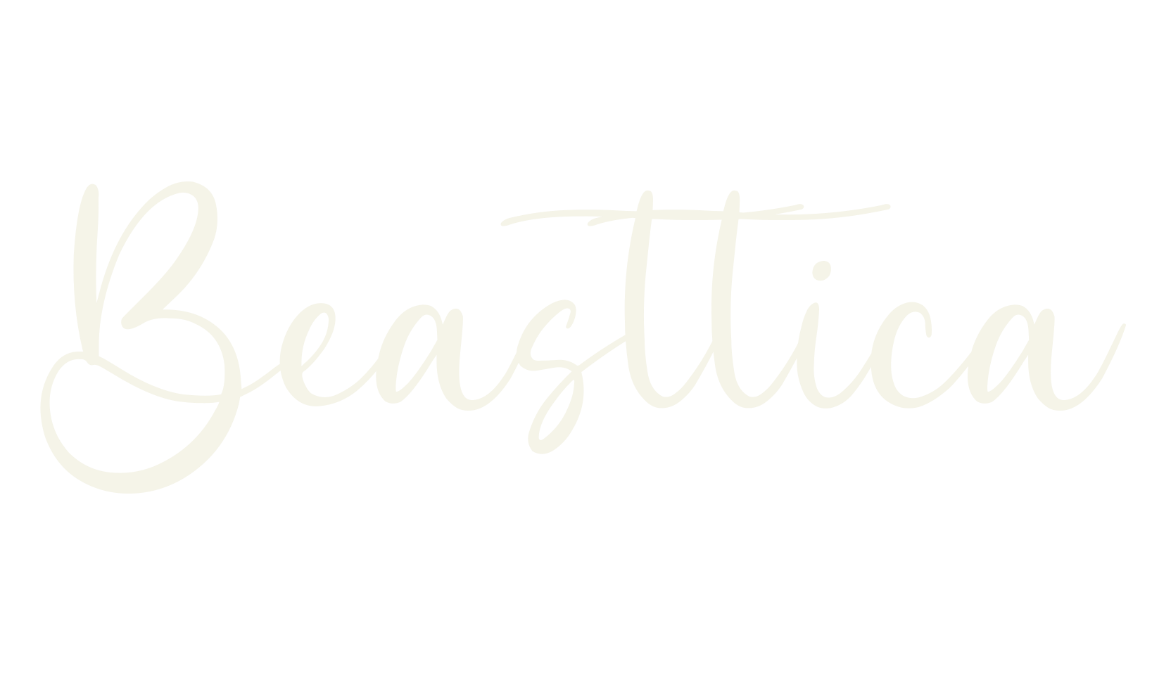 Beasttica, calligraphy font preview