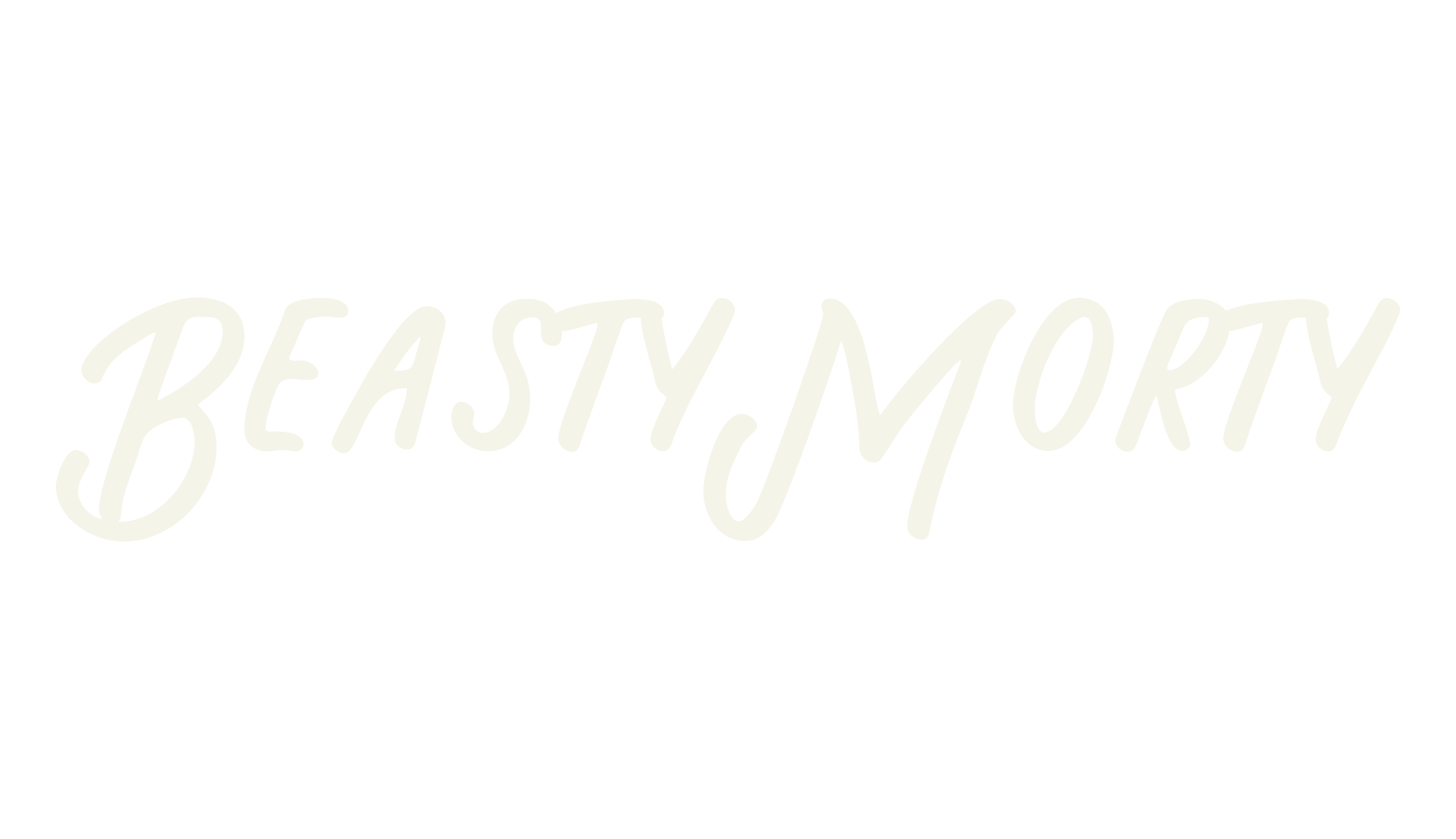 Beasty Morty, script font preview