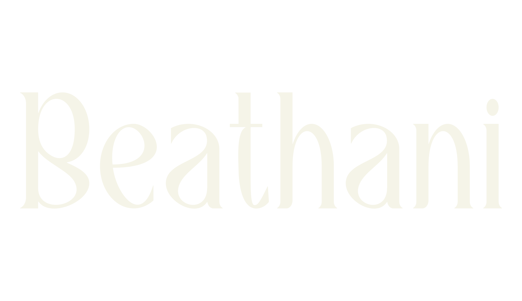 Beathani, serif font preview
