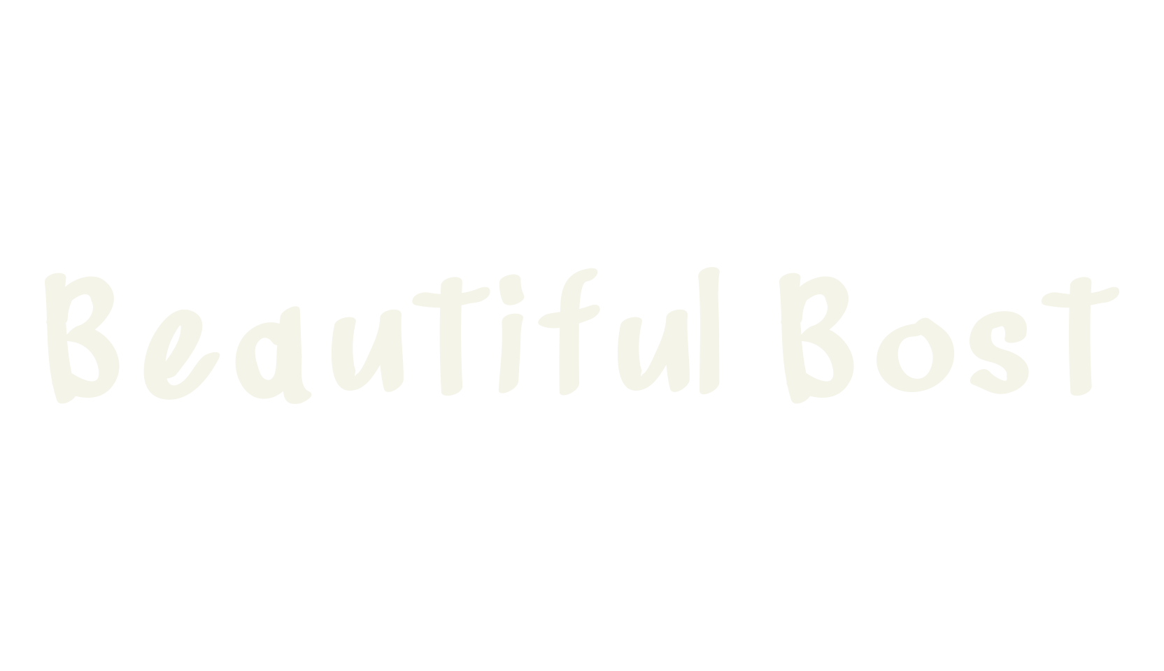 Beautiful Bost, marker font preview