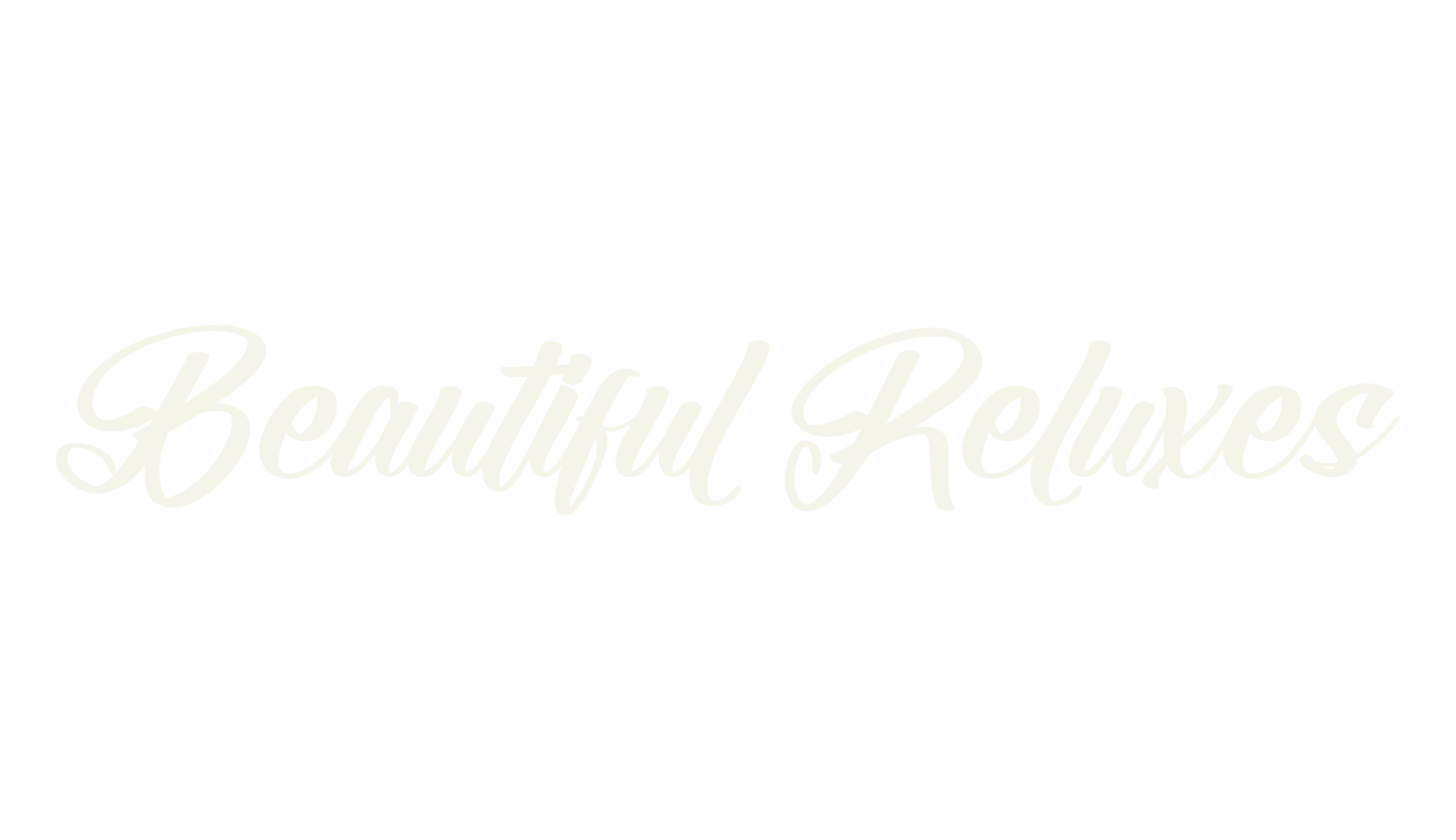 Beautiful Reluxes, calligraphy font preview