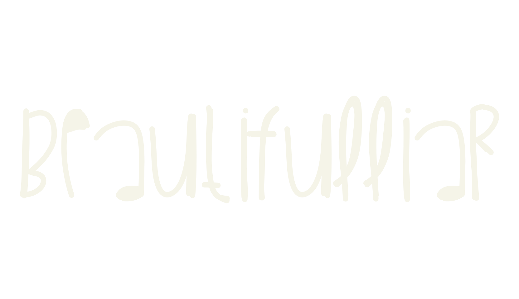BeautifulLiar, handwritten font preview