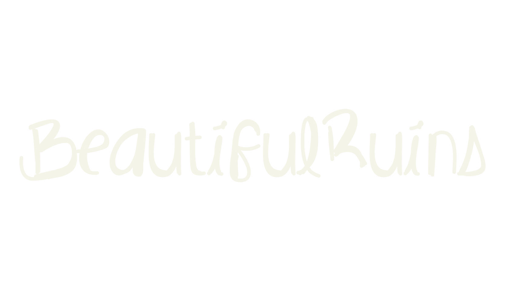 BeautifulRuins, handwritten font preview