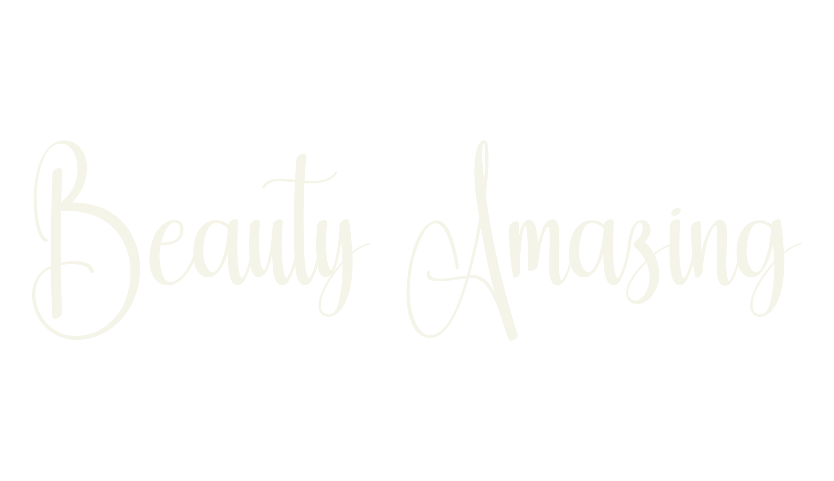 Beauty Amazing, calligraphy font preview