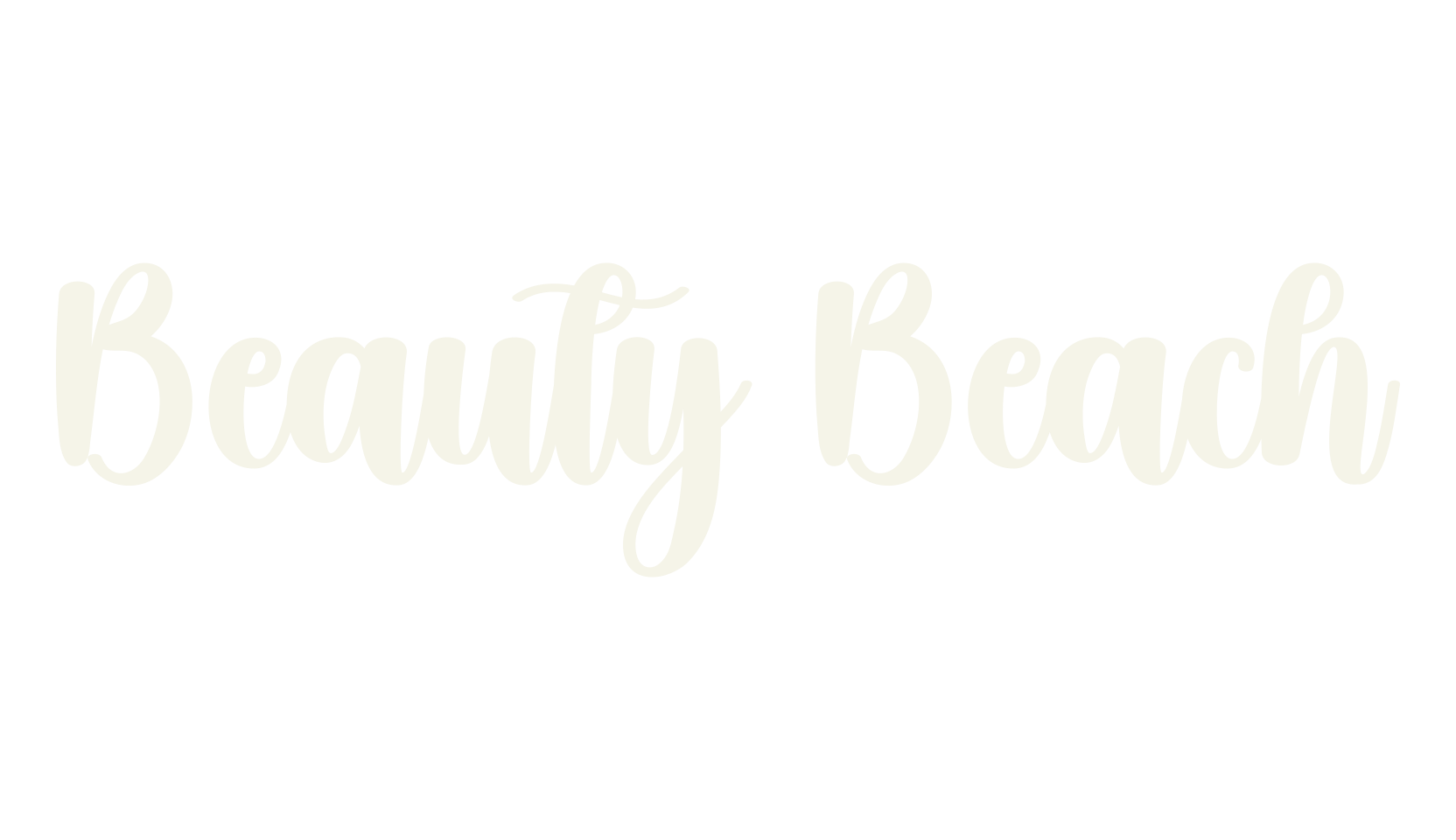 Beauty Beach, calligraphy font preview