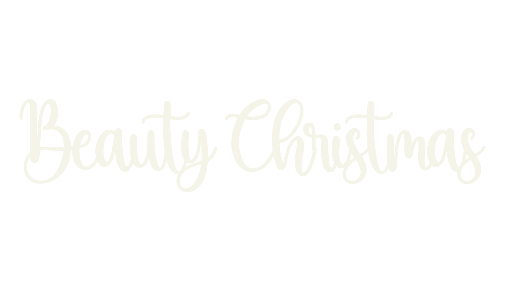 Beauty Christmas, christmas font preview