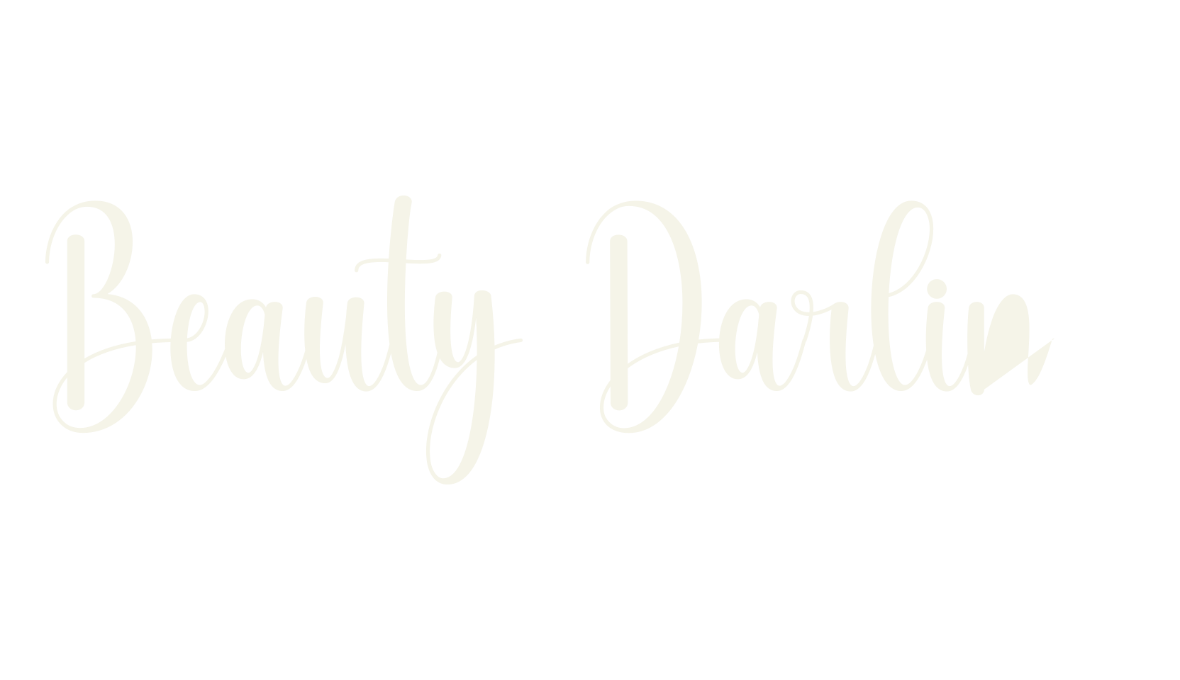 Beauty Darling, cute font preview
