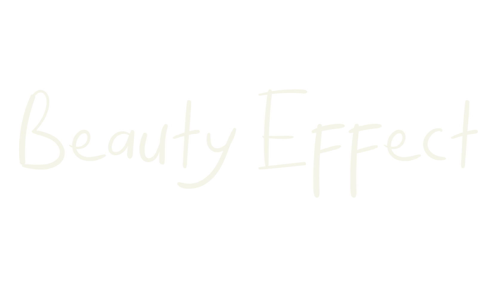 Beauty Effect, handwriting font preview