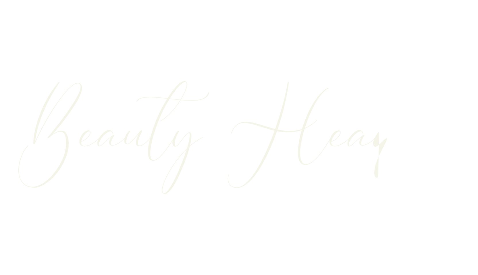 Beauty Heart, calligraphy font preview