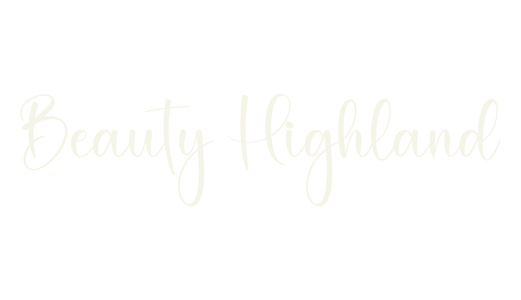 Beauty Highland, fashion script font preview