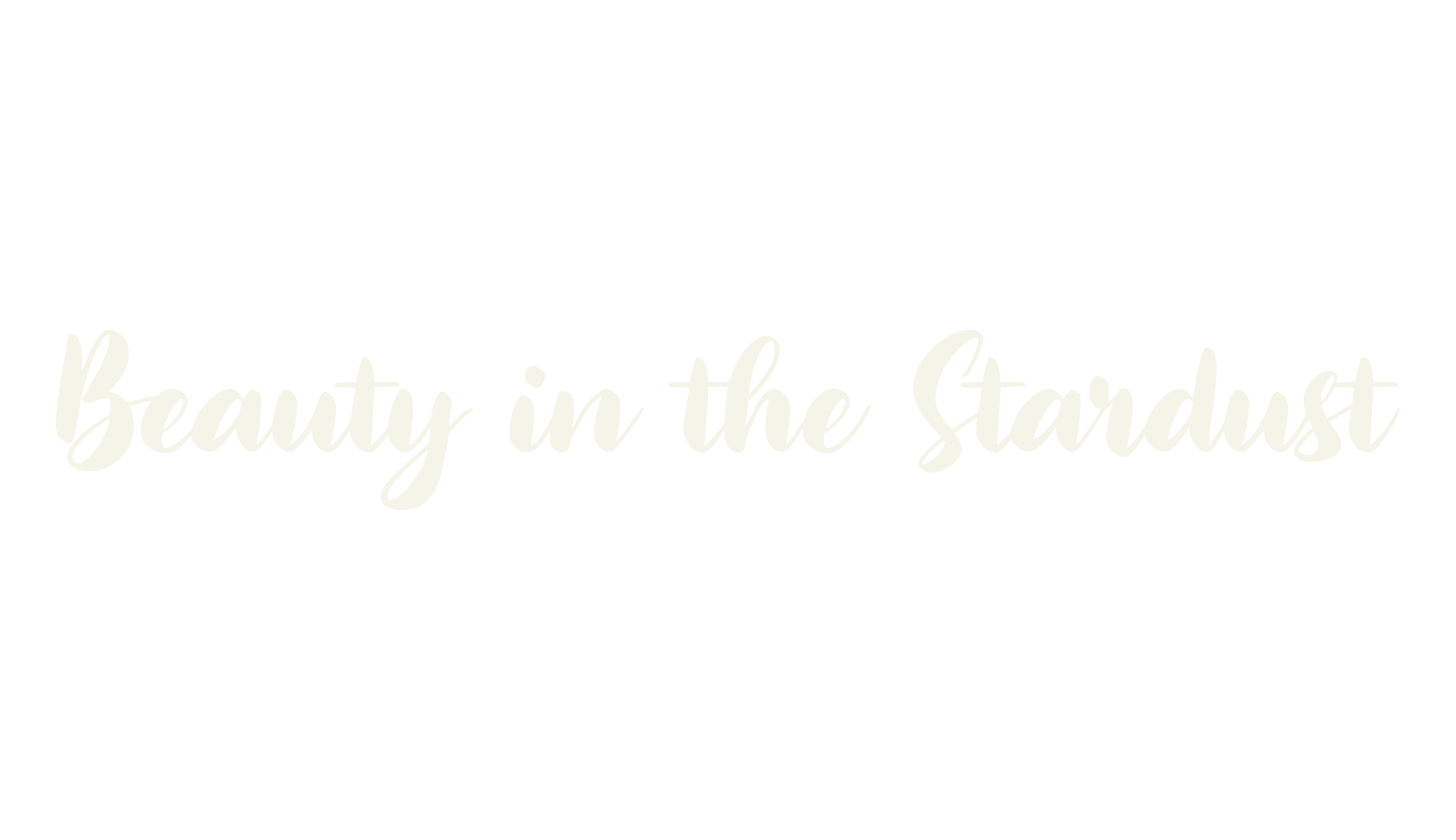 Beauty in the Stardust, pretty font preview