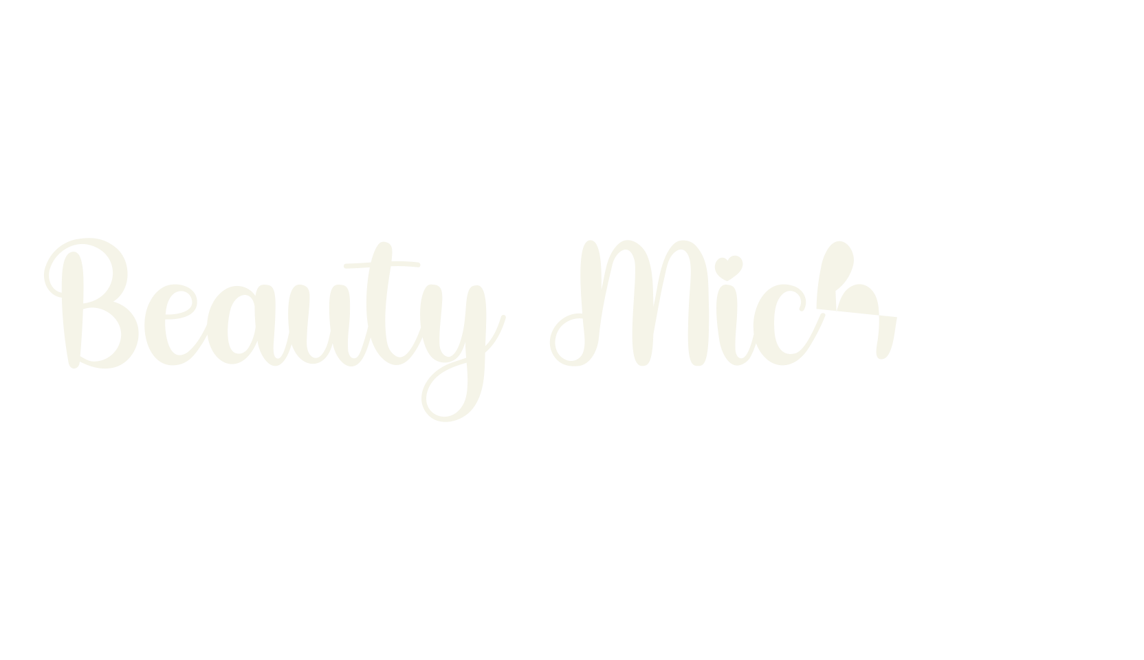 Beauty Michela, heart font preview