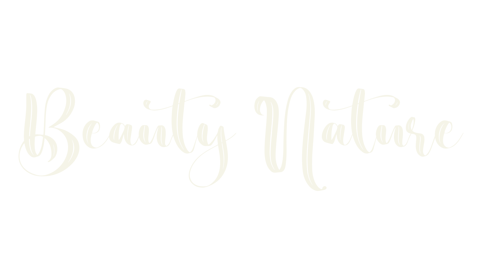 Beauty Nature, script font preview