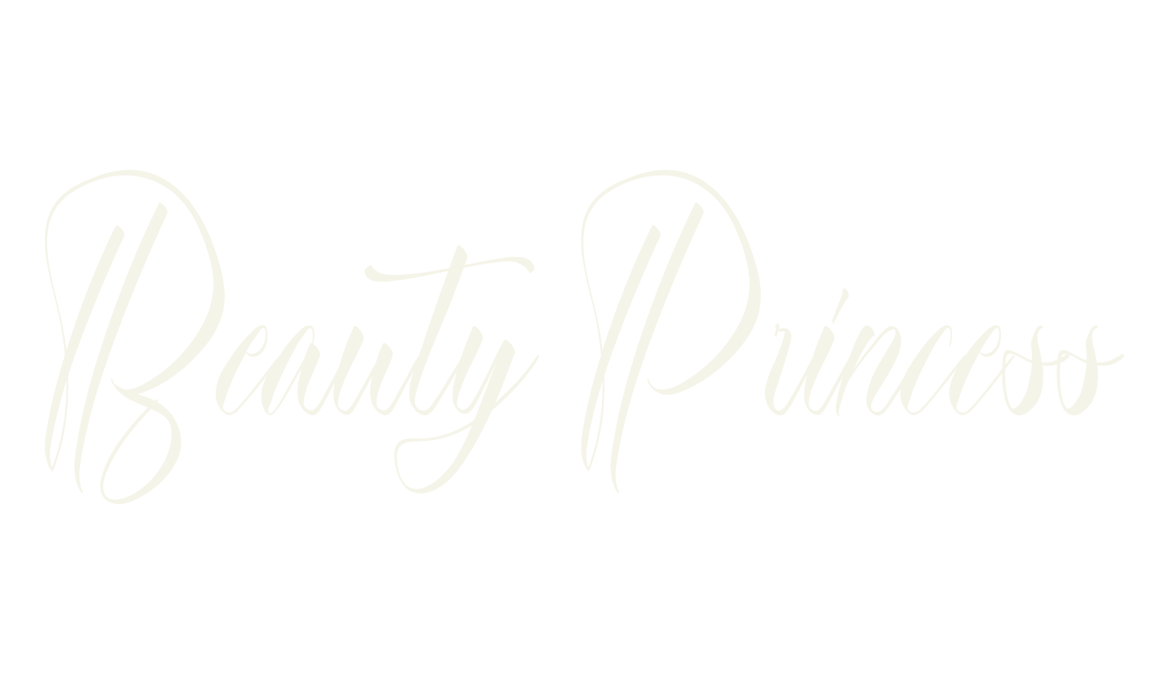 Beauty Princess, calligraphy font preview