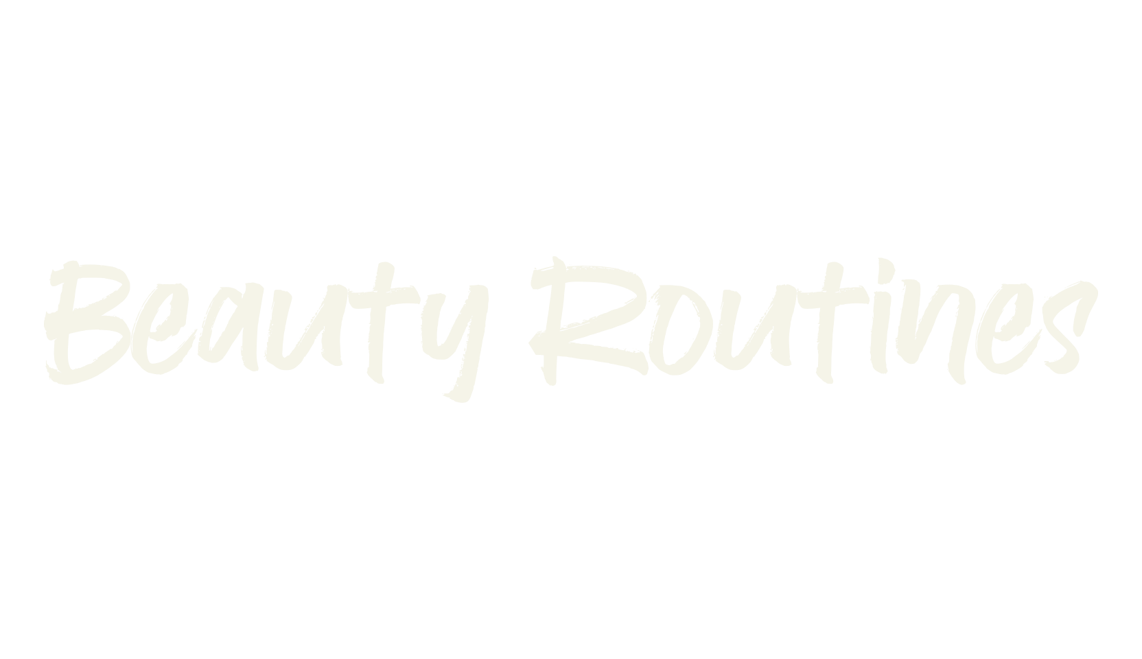 Beauty Routines, makeup font preview