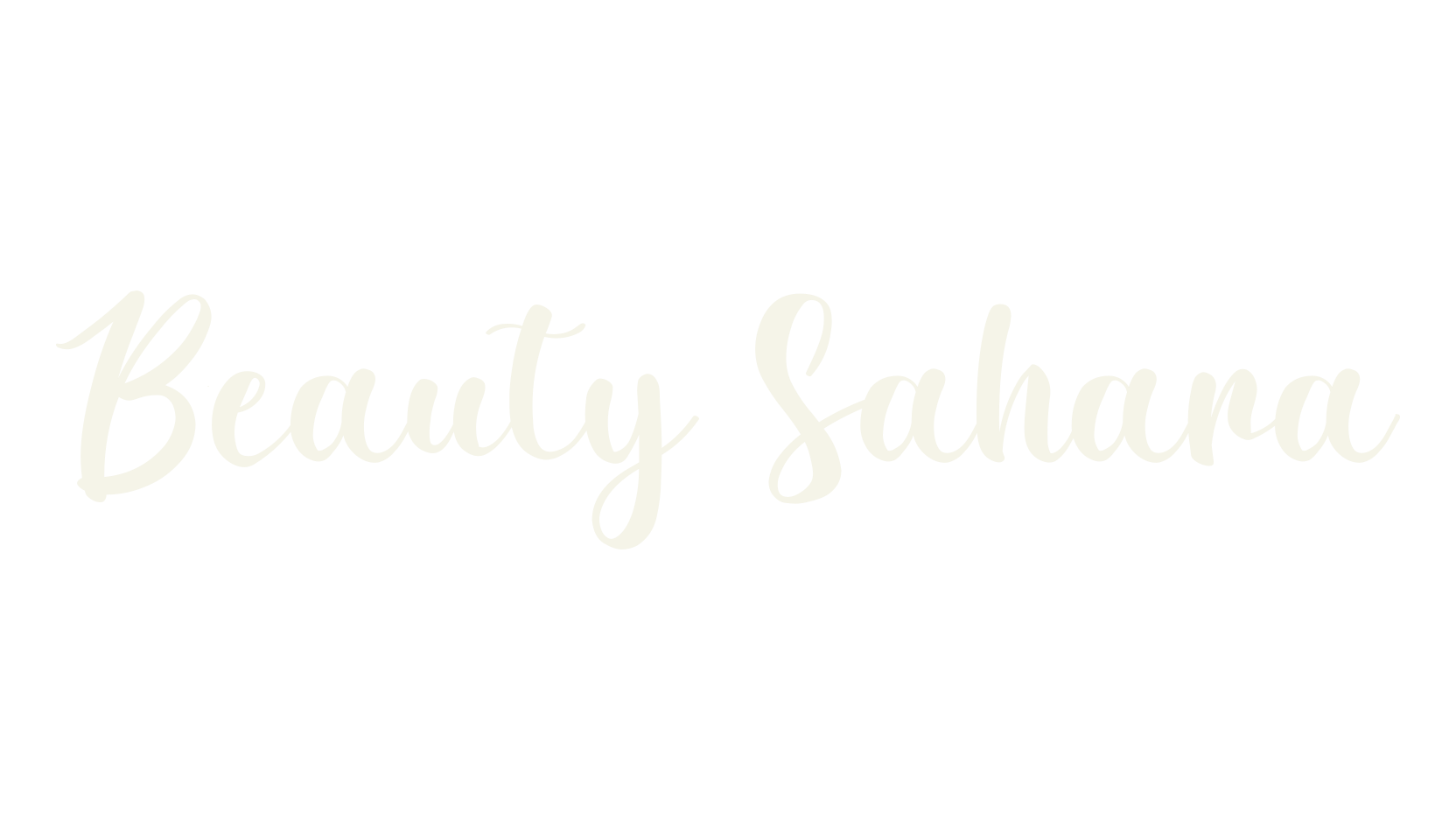 Beauty Sahara, lettering font preview