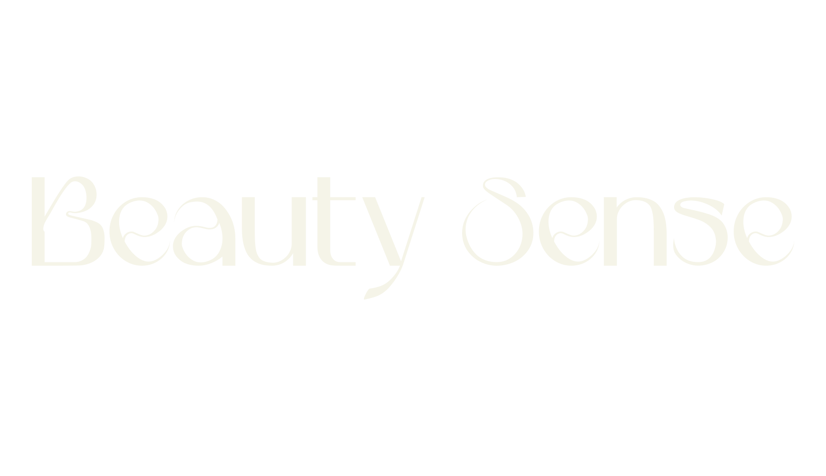 Beauty Sense, artistic font preview