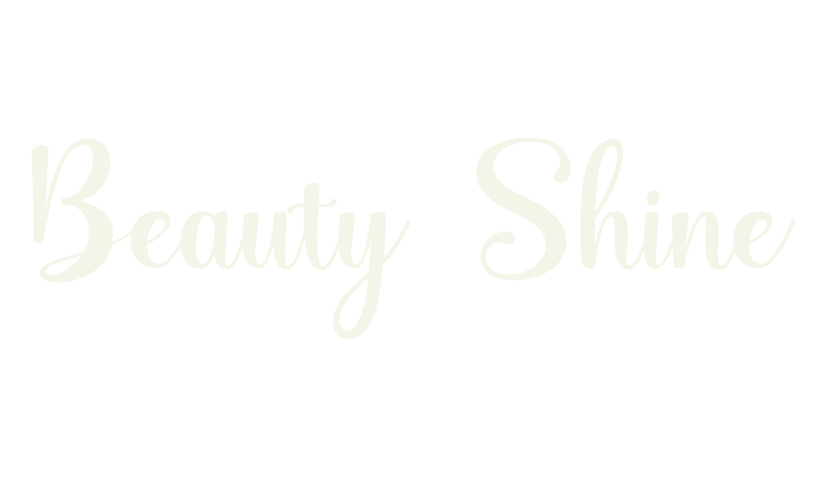 Beauty Shine, lettering font preview