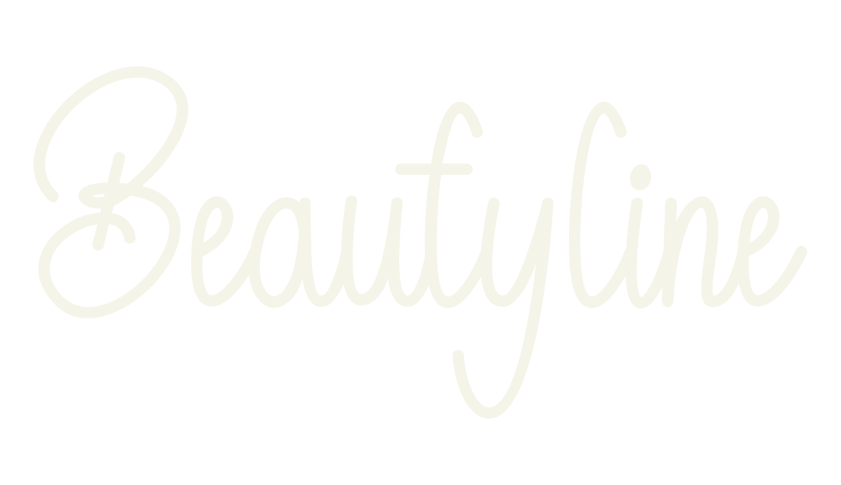 Beautyline, handwriting font preview