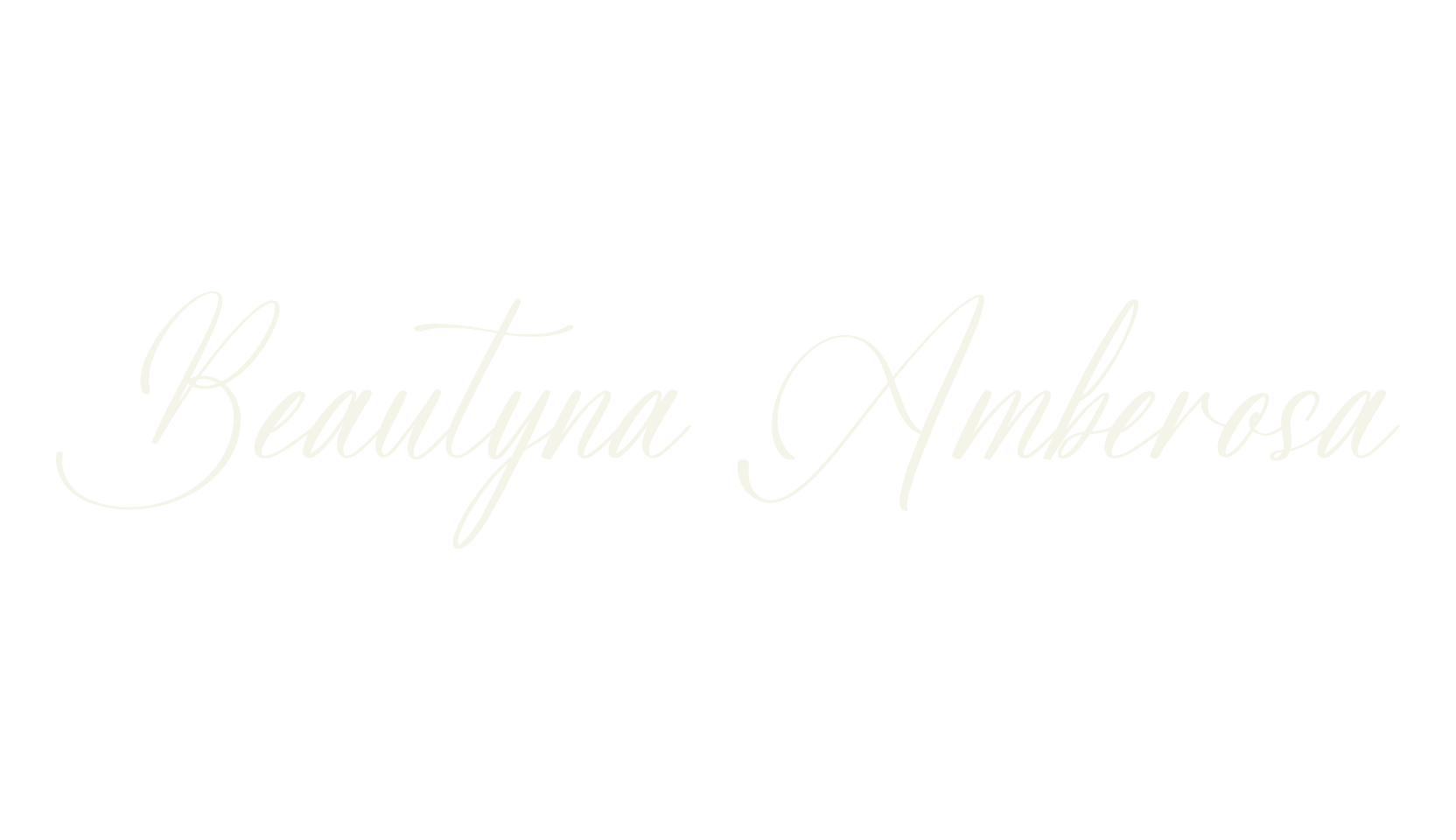 Beautyna Amberosa, script font preview