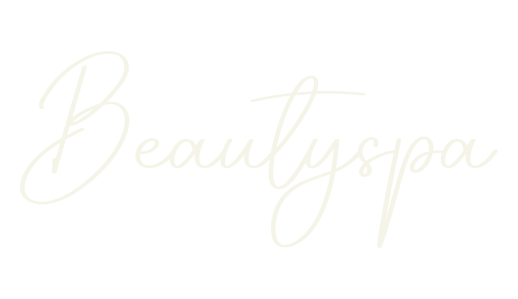 Beautyspa, calligraphy font preview