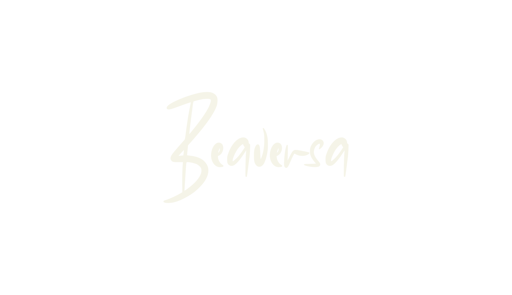Beaversa, script font preview