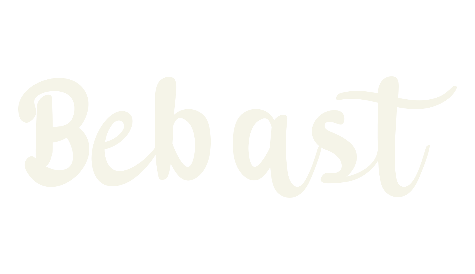 Bebast, hand lettering font preview