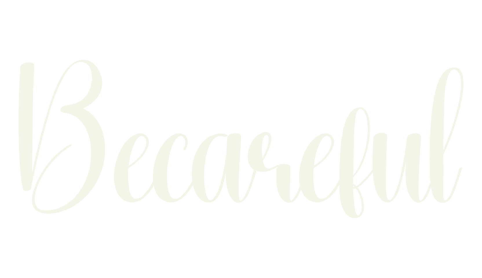 Becareful, calligraphy font preview