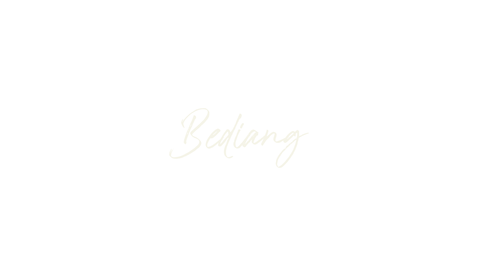 Bediang, wedding font preview