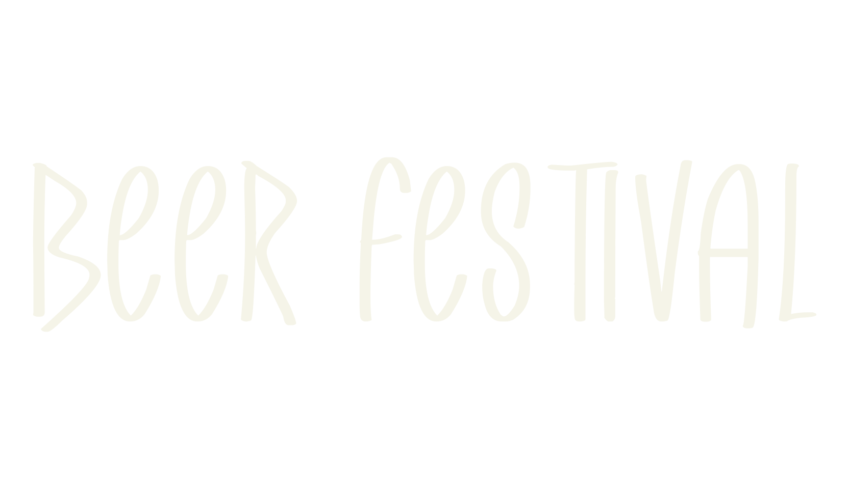 Beer Festival, fashion sign font preview