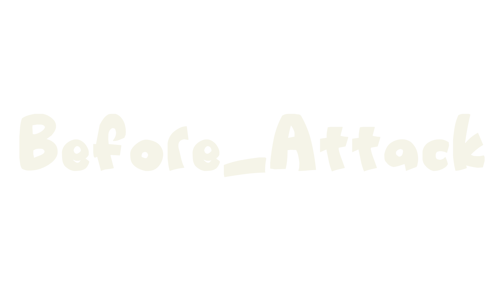 Before_Attack, decorative font preview