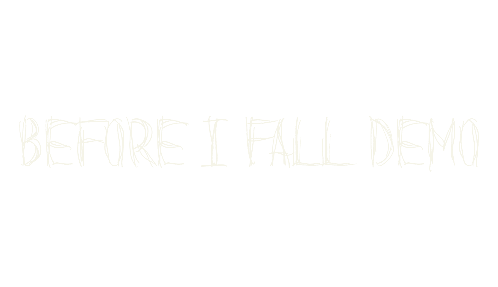 Before I Fall Demo, handwriting font preview