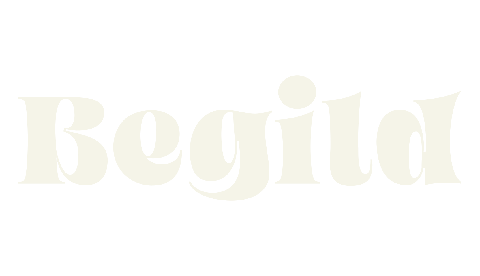 Begild, funky font preview