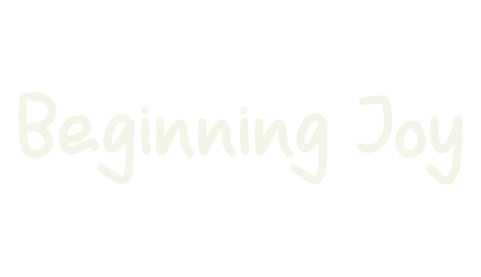 Beginning Joy, hand drawn font preview