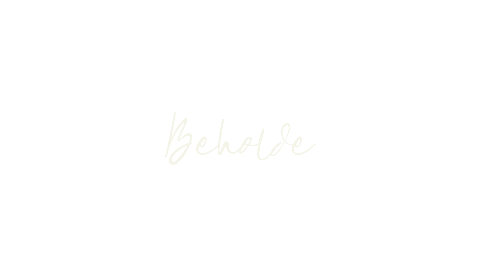 Beholde, calligraphy font preview