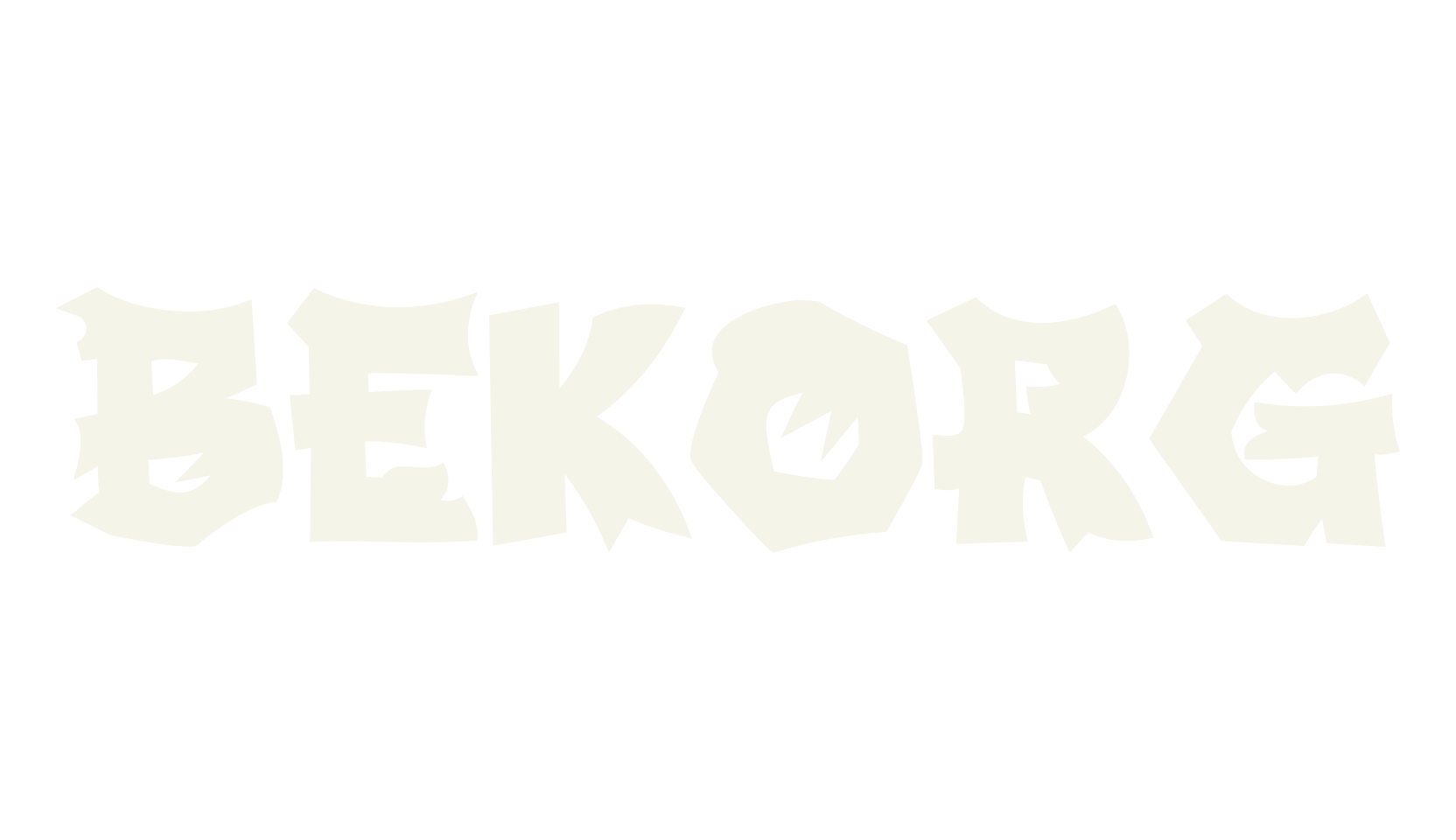 BEKORG, graffiti font preview