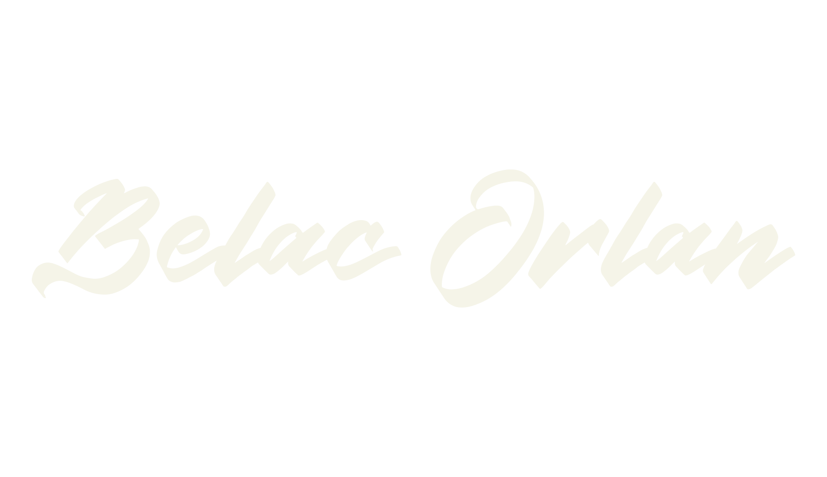 Belac Orlan, script font preview