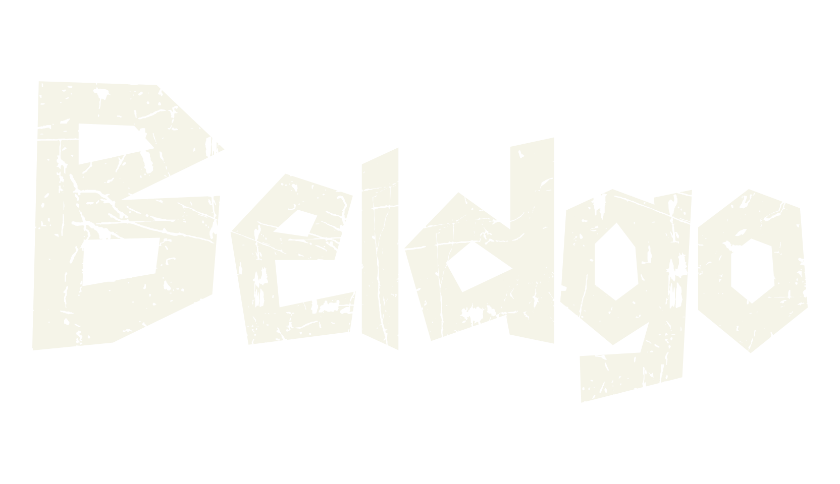 Beldgo, grunge font preview