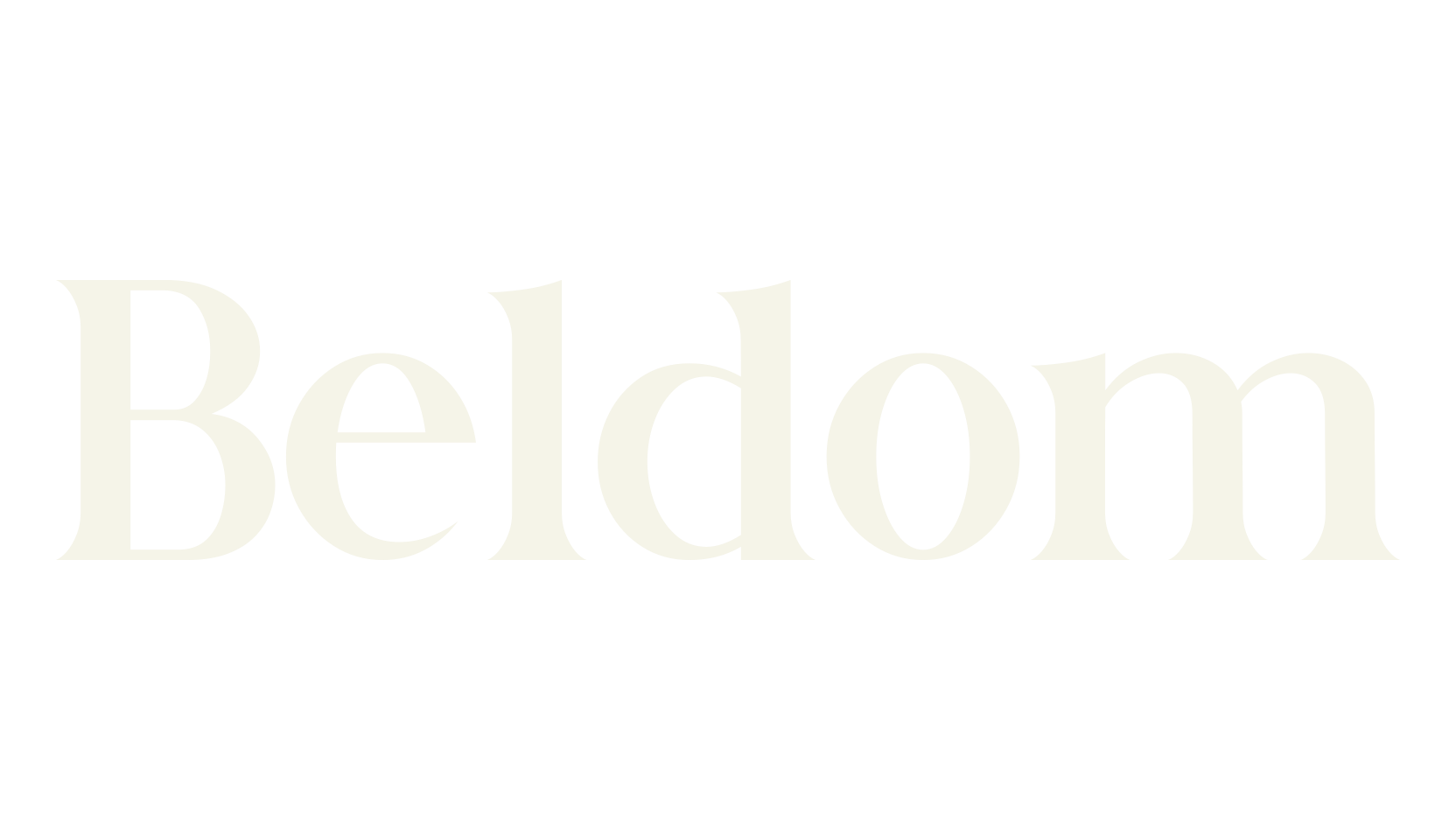 Beldom, logo font preview