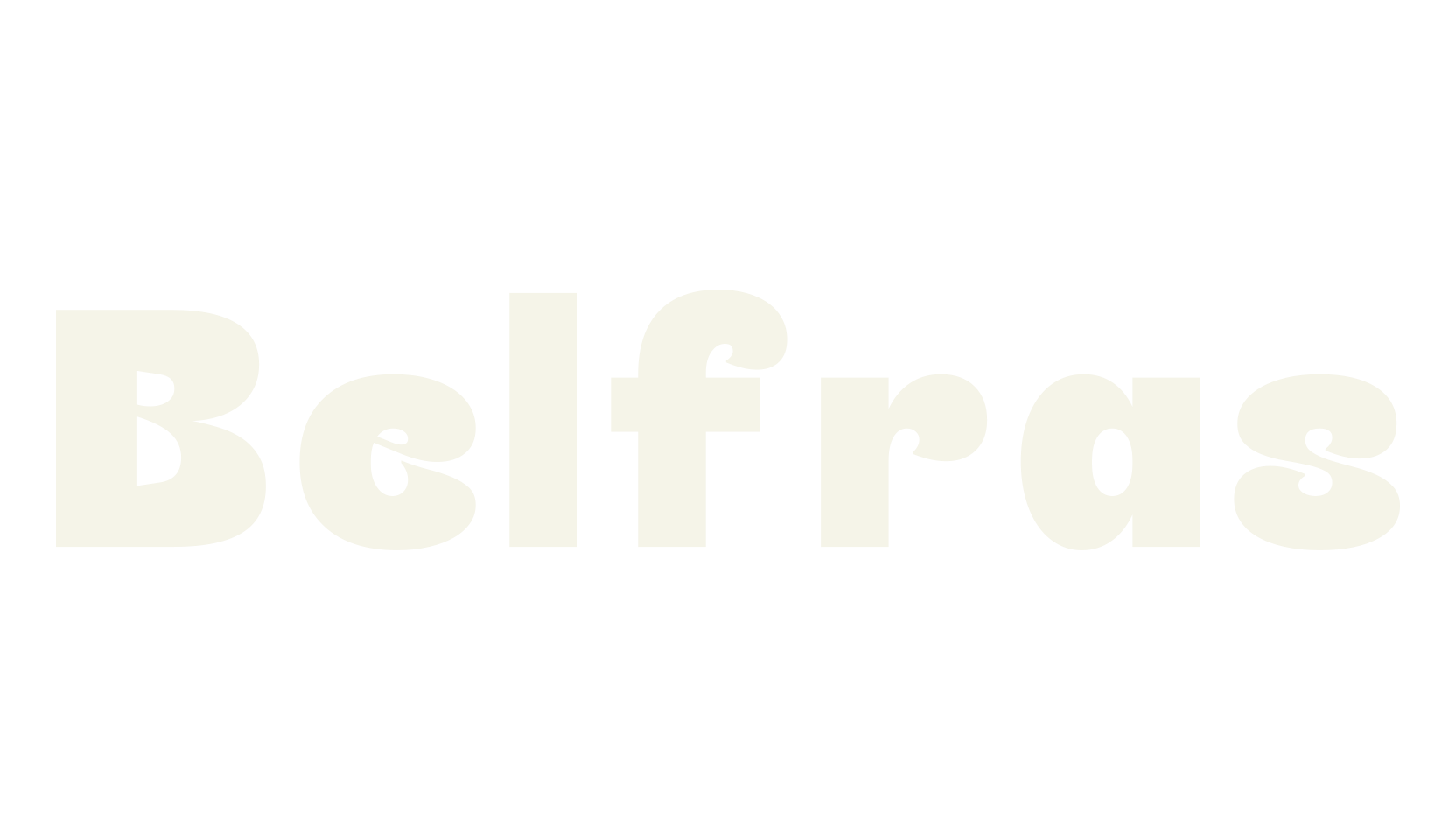 Belfras, sans serif font preview