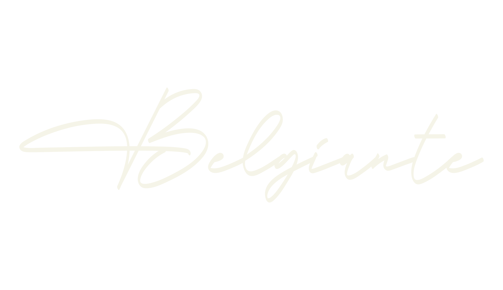 Belgiante, cursive font preview