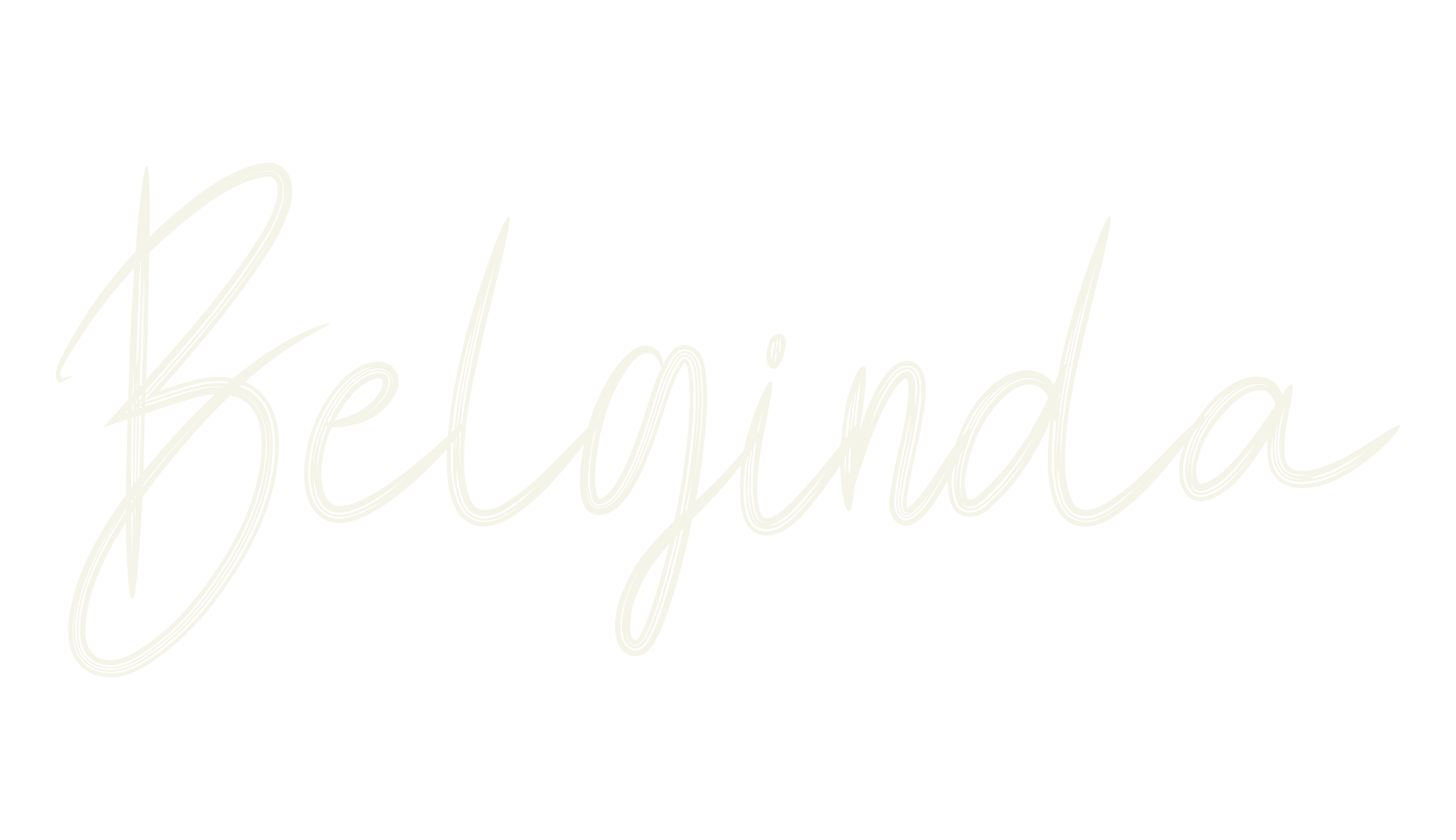 Belginda, cursive font preview
