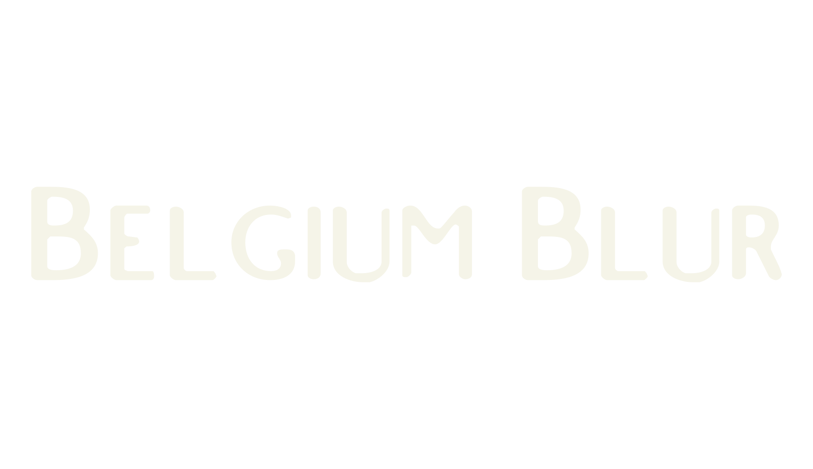 Belgium Blur, smooth font preview